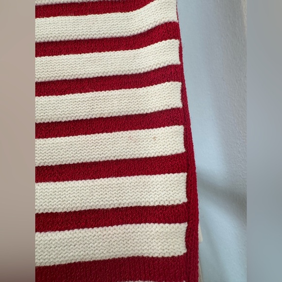 St. John Sport Santana Knit Sleeveless Top Striped Sand Dollar Accent Small READ - Picture 4 of 9